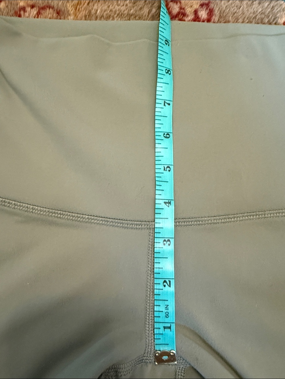 Lululemon High-Rise Leggings, Sage Green, size 4 - Picture 7 of 9